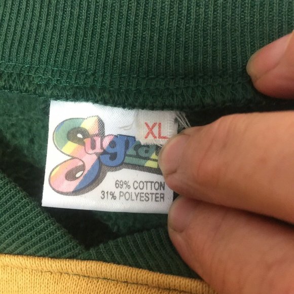 Golf Sweatshirt Embroidered Green Mens XL Clubs - Picture 5 of 6